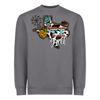 Storm tx yall western Heavyweight Sweatshirt - CowhideDigitalArt
