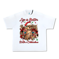 White christmas life is better with a chihuahua Urban Heavy Tee - JahusDesignShop