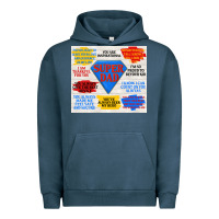 Pigment Midnight Navy super dad Urban Hoodie - TumblerDesignByShophia
