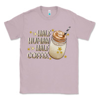 Lilac Half Human Half Coffee Classic Tee - CowhideDigitalArt