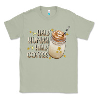 Matcha Half Human Half Coffee Classic Tee - CowhideDigitalArt