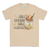 Mushroom Half Human Half Coffee Classic Tee - CowhideDigitalArt