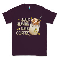 Plum Half Human Half Coffee Classic Tee - CowhideDigitalArt