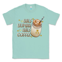 Seafoam Half Human Half Coffee Classic Tee - CowhideDigitalArt