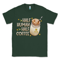 Sports Green Half Human Half Coffee Classic Tee - CowhideDigitalArt