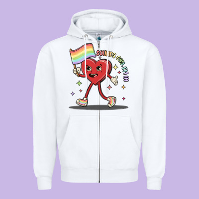 Sounds Gay I'm In Zipper Hoodie Designed By Maliassmallbusiness