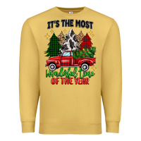 Antique Gold its the most wonderful time of the year Premium Sweatshirt - MaliasSmallBusiness
