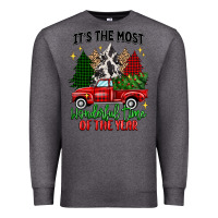 Charcoal Heather its the most wonderful time of the year Premium Sweatshirt - MaliasSmallBusiness
