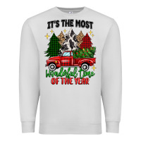 Dove Grey its the most wonderful time of the year Premium Sweatshirt - MaliasSmallBusiness