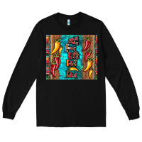 Black fiesta with pepper Long Sleeve Tee - Artiststas