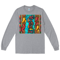 Heather Grey fiesta with pepper Long Sleeve Tee - Artiststas