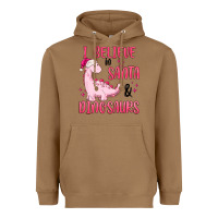 Toasted Coconut i believe in santa & dinosaurs pink Heavyweight Hoodie - MaliasSmallBusiness