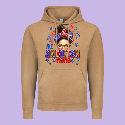 All American Nana Vintage Hoodie Designed By Neo Western