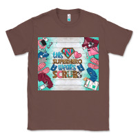 Chestnut this superhero wears scrubs tumbler Classic Tee - BundleAndBundleShop
