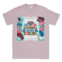 Lilac this superhero wears scrubs tumbler Classic Tee - BundleAndBundleShop
