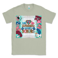 Matcha this superhero wears scrubs tumbler Classic Tee - BundleAndBundleShop