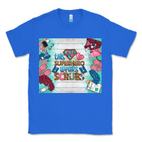 True Royal this superhero wears scrubs tumbler Classic Tee - BundleAndBundleShop