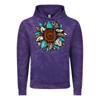 Cloud Purple sunflower cowhide Vintage Hoodie - JahusDesignShop