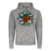 Cloud Rock sunflower cowhide Vintage Hoodie - JahusDesignShop