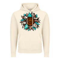 Vintage Artic sunflower cowhide Vintage Hoodie - JahusDesignShop