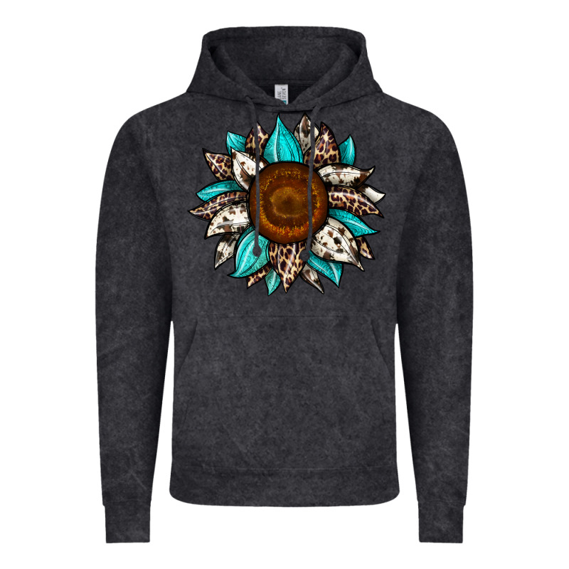 Sunflower Cowhide Vintage Hoodie by JahusDesignShop | Teevron