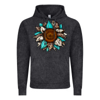 Vintage Black sunflower cowhide Vintage Hoodie - JahusDesignShop