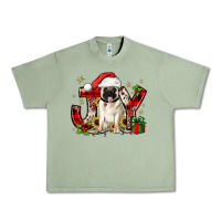 Oil Green christmas joy pug Urban Heavy Tee - JahusDesignShop
