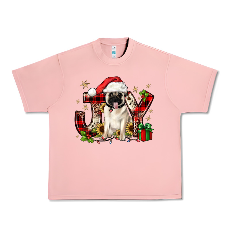 Christmas Joy Pug Urban Heavy Tee by JahusDesignShop | Teevron