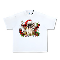 White christmas joy pug Urban Heavy Tee - JahusDesignShop