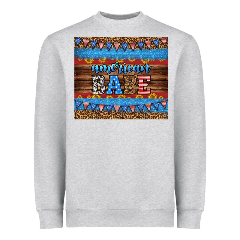 American Babe Tumbler Heavyweight Sweatshirt by HRA Design Shop | Teevron