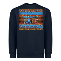 Navy american babe tumbler Heavyweight Sweatshirt - HRA Design Shop