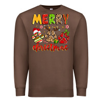 Chestnut merry christmas paws Premium Sweatshirt - MaliasSmallBusiness