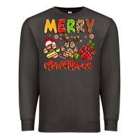 Smoke merry christmas paws Premium Sweatshirt - MaliasSmallBusiness