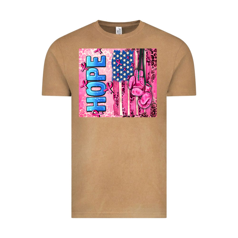 Hope  Breast Cancer And American Flag Vintage Tee by AdoDesignShop | Teevron