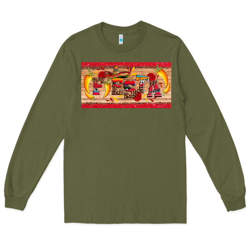 Fiesta  License Plate Template Long Sleeve Tee by Artiststas | Teevron