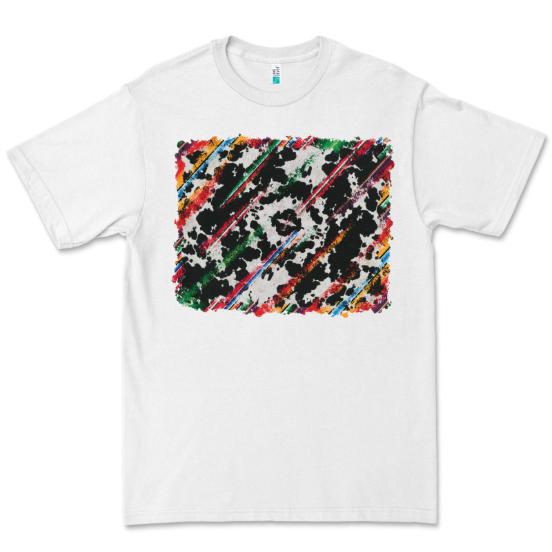 Cowhide And Serape Background Premium Tee by RanaPortraitStore | Teevron