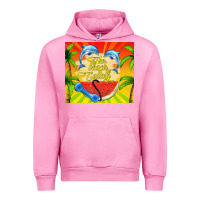 Fuchsia Pink the beach is calling Urban Hoodie - TumblerDesignByShophia