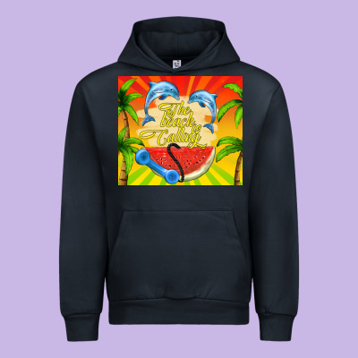 The Beach Is Calling Urban Hoodie Designed By Tumblerdesignbyshophia