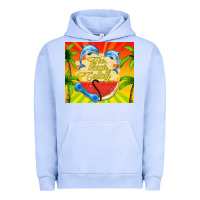 Pigment Grape Ice the beach is calling Urban Hoodie - TumblerDesignByShophia