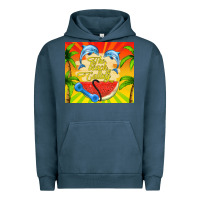 Pigment Midnight Navy the beach is calling Urban Hoodie - TumblerDesignByShophia