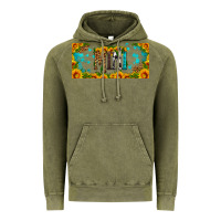 Vintage Olive mini sunflower libbey cup Vintage Hoodie - HRA Design Shop
