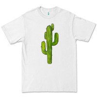 White cactus Premium Tee - BarkalooDesign