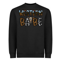 Black western babe Heavyweight Sweatshirt - CowhideDigitalArt