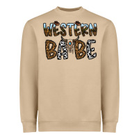 Mushroom western babe Heavyweight Sweatshirt - CowhideDigitalArt