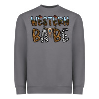 Storm western babe Heavyweight Sweatshirt - CowhideDigitalArt