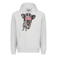 Dove Grey baby pig Premium Hoodie - BarkalooDesign