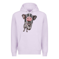 Lilac baby pig Premium Hoodie - BarkalooDesign