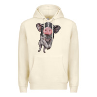 Sandshell baby pig Premium Hoodie - BarkalooDesign