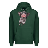 Sports Green baby pig Premium Hoodie - BarkalooDesign