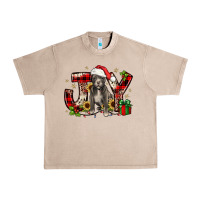 French Oak Christmas joy pitbull Urban Heavy Tee - JahusDesignShop